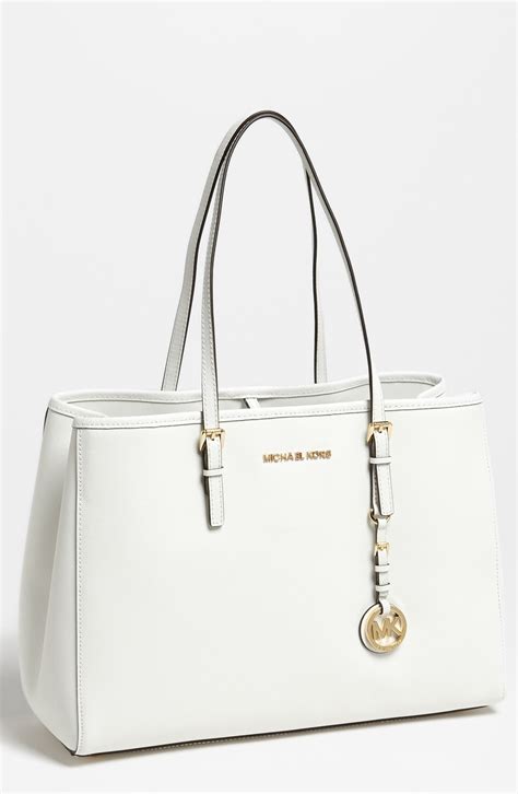 michael kors bright white wallet|Michael Kors optic white handbags.